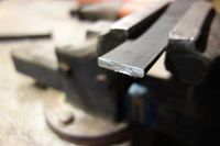 Hartmetallsgeblatt hellblau